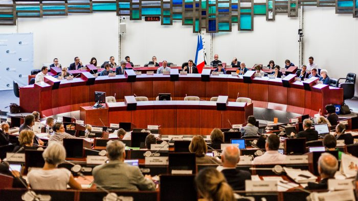 Les élus en session