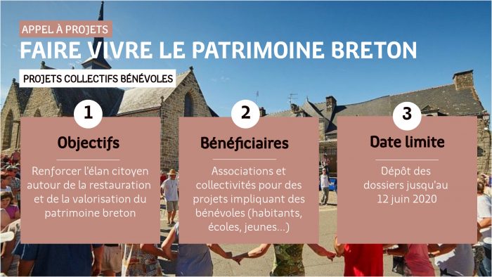 visuel appel à projet annuel patrimoine 2020