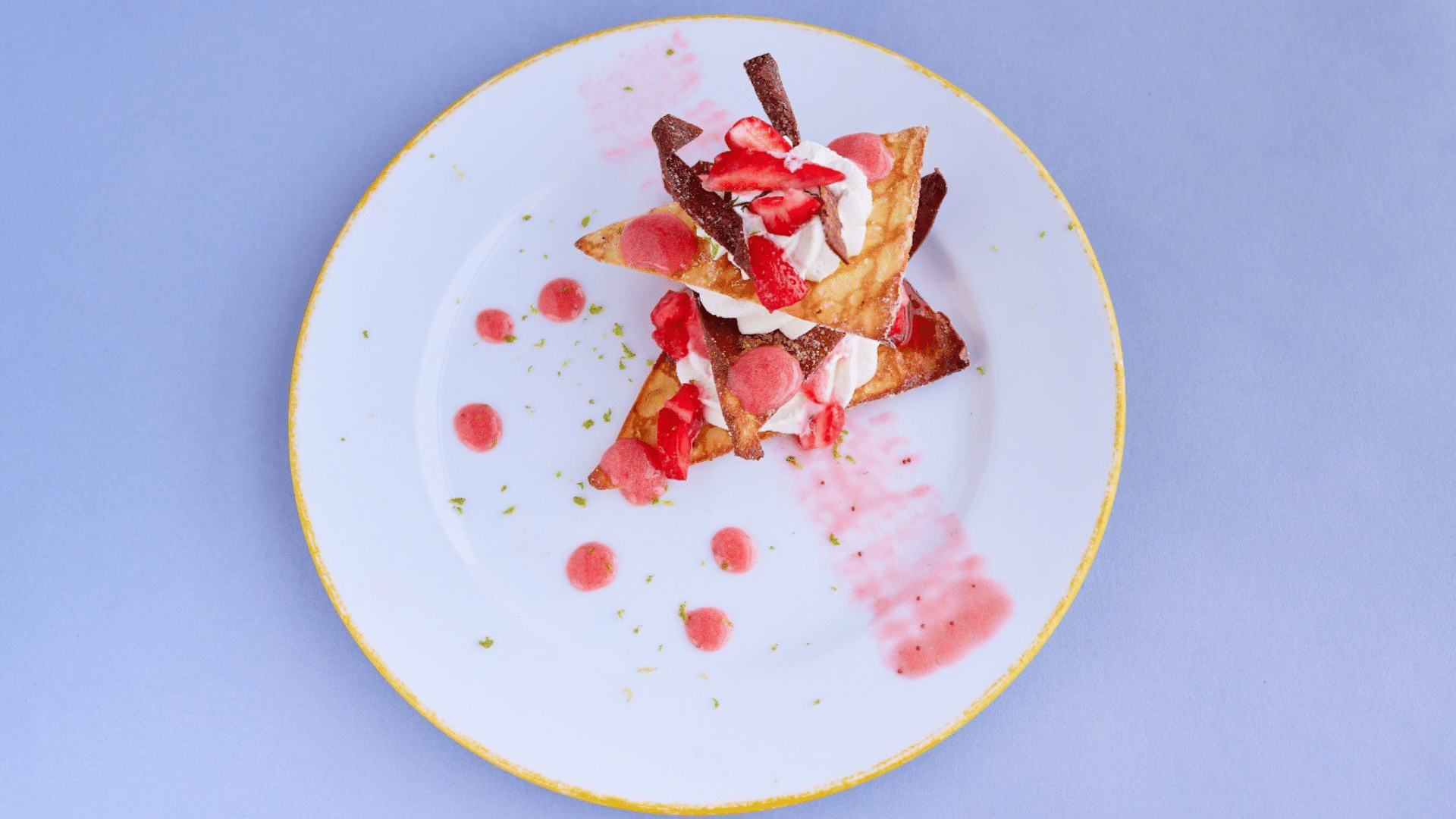 Millefeuille breton fraise