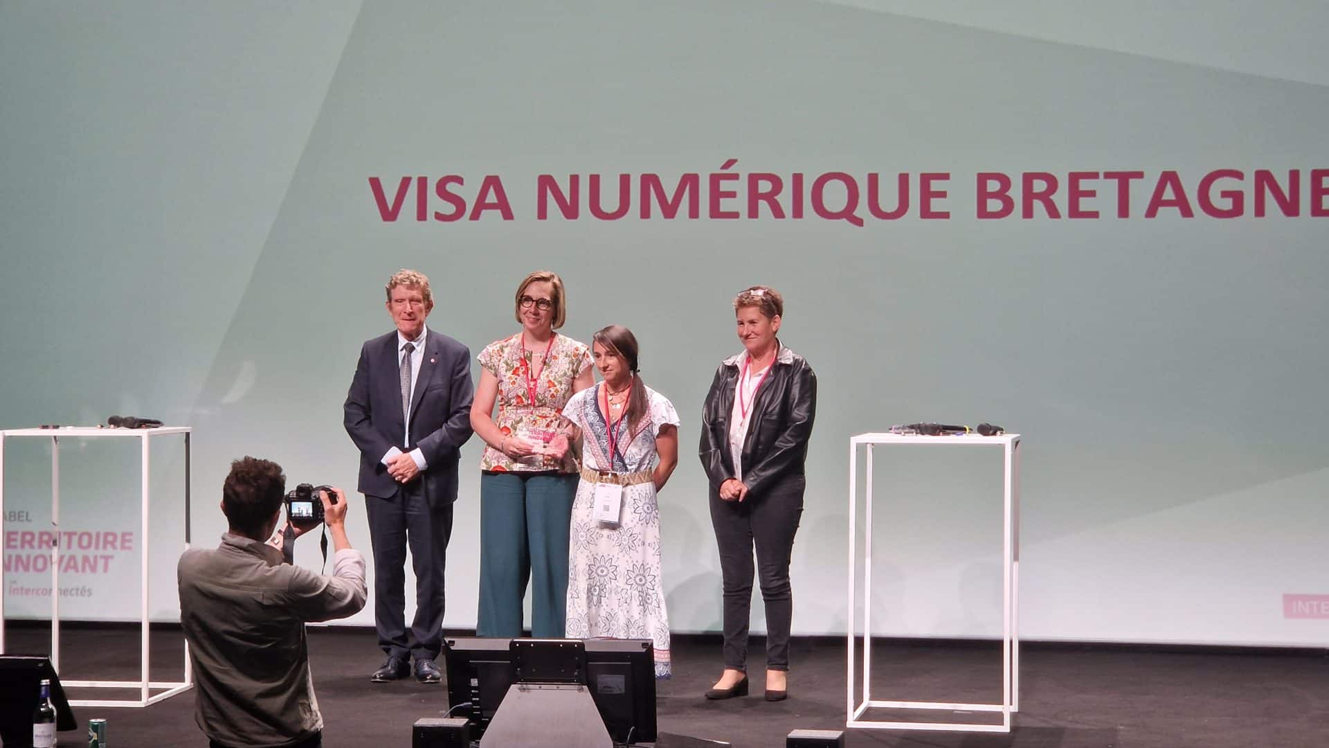 Cérémonie de remise du label "Argent" Visa Numérique Bretagne