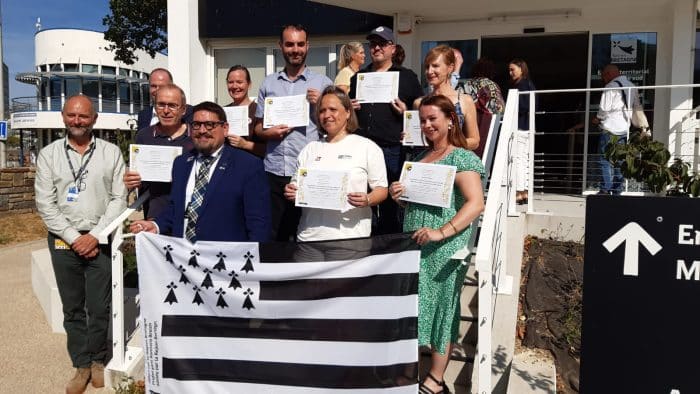Remise de titres d'ambassadeurs des Bretons du Monde.