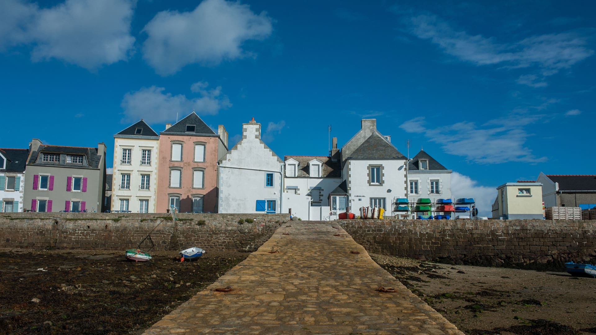 Ile de Sein (29), la cale du port