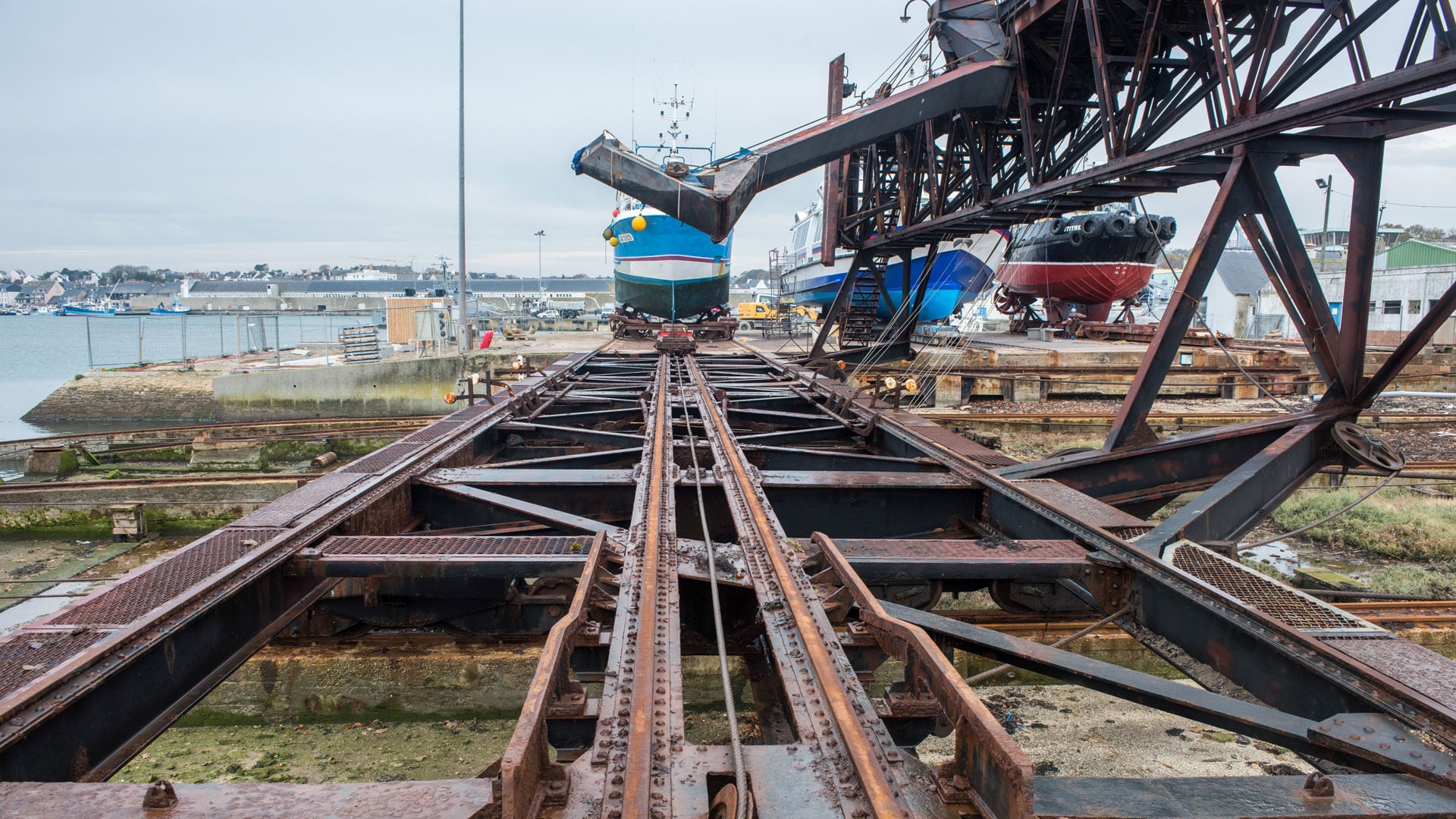 Concarneau (29), slipway