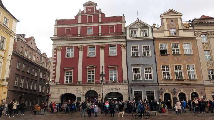 maison de la Bretagne à Poznan sur la place central de Poznan