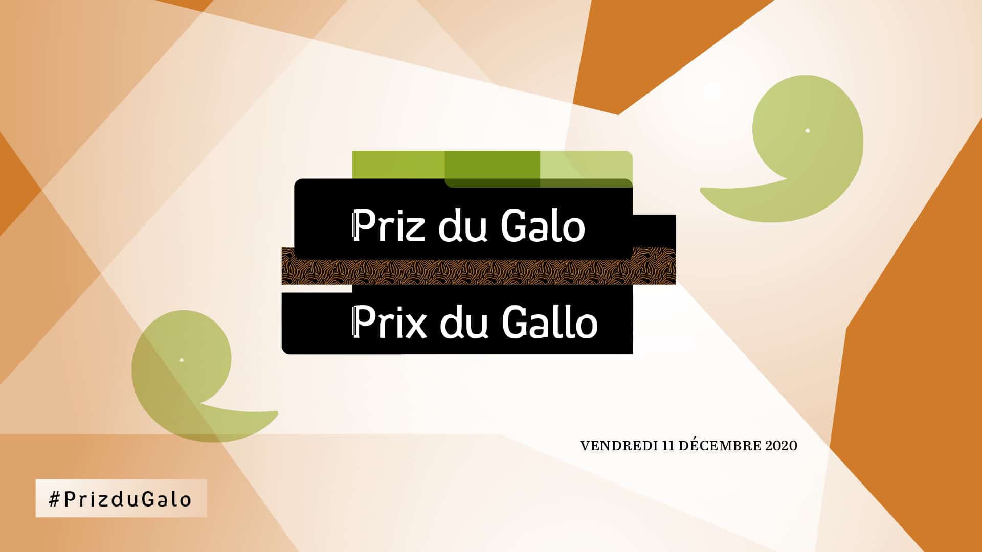 Affiche des Prix du Gallo 2020