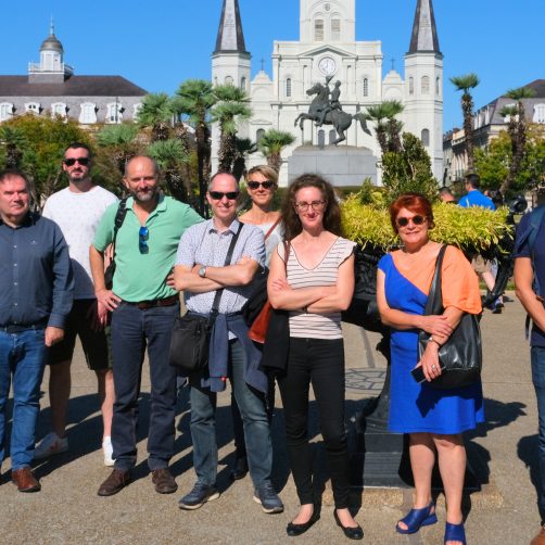 La délégation bretonne à La Nouvelle-Orleans