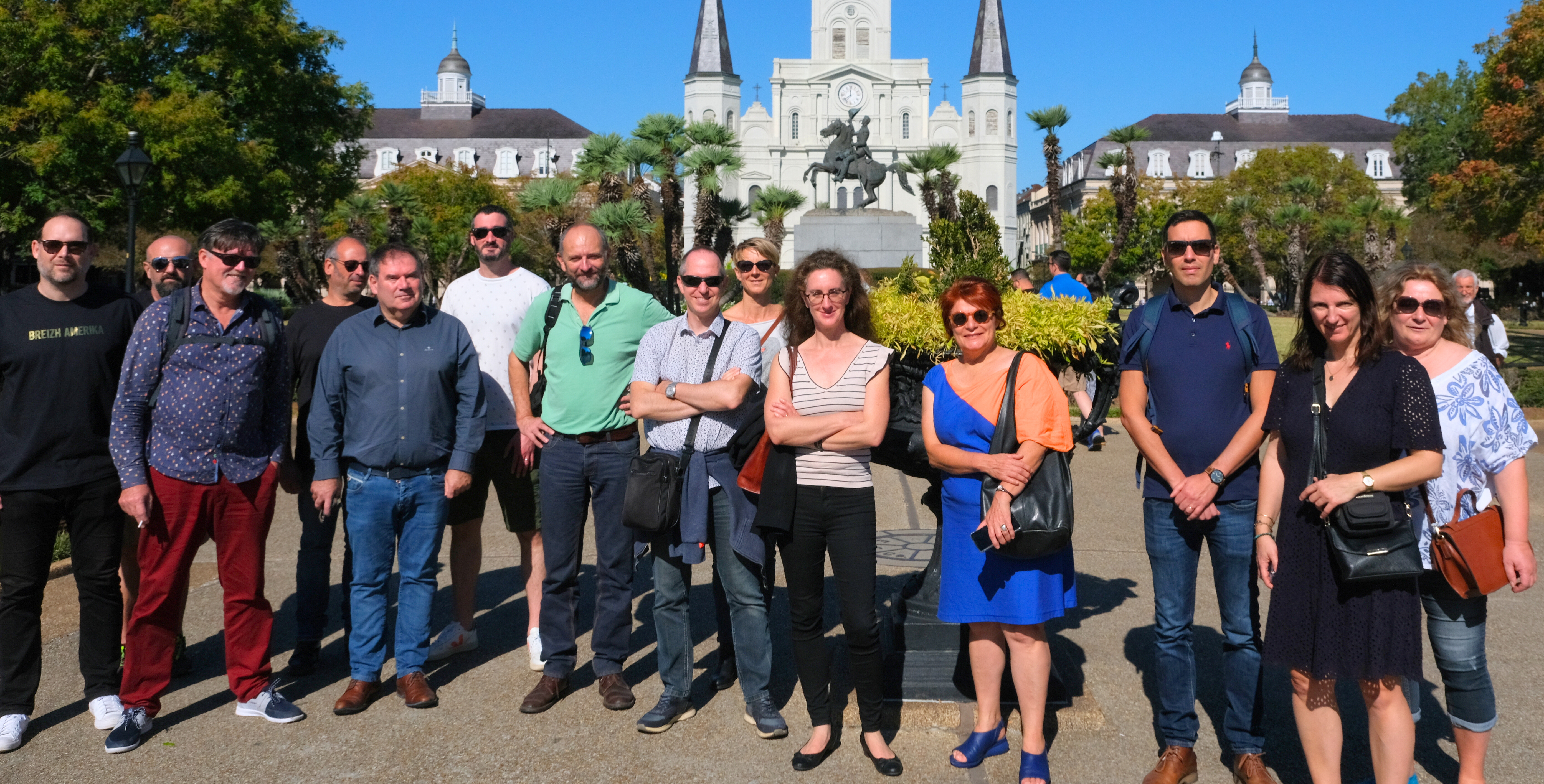La délégation bretonne à La Nouvelle-Orleans