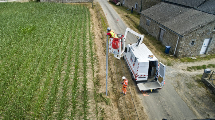 Travaux - Déploiement de la fibre sur le territoire