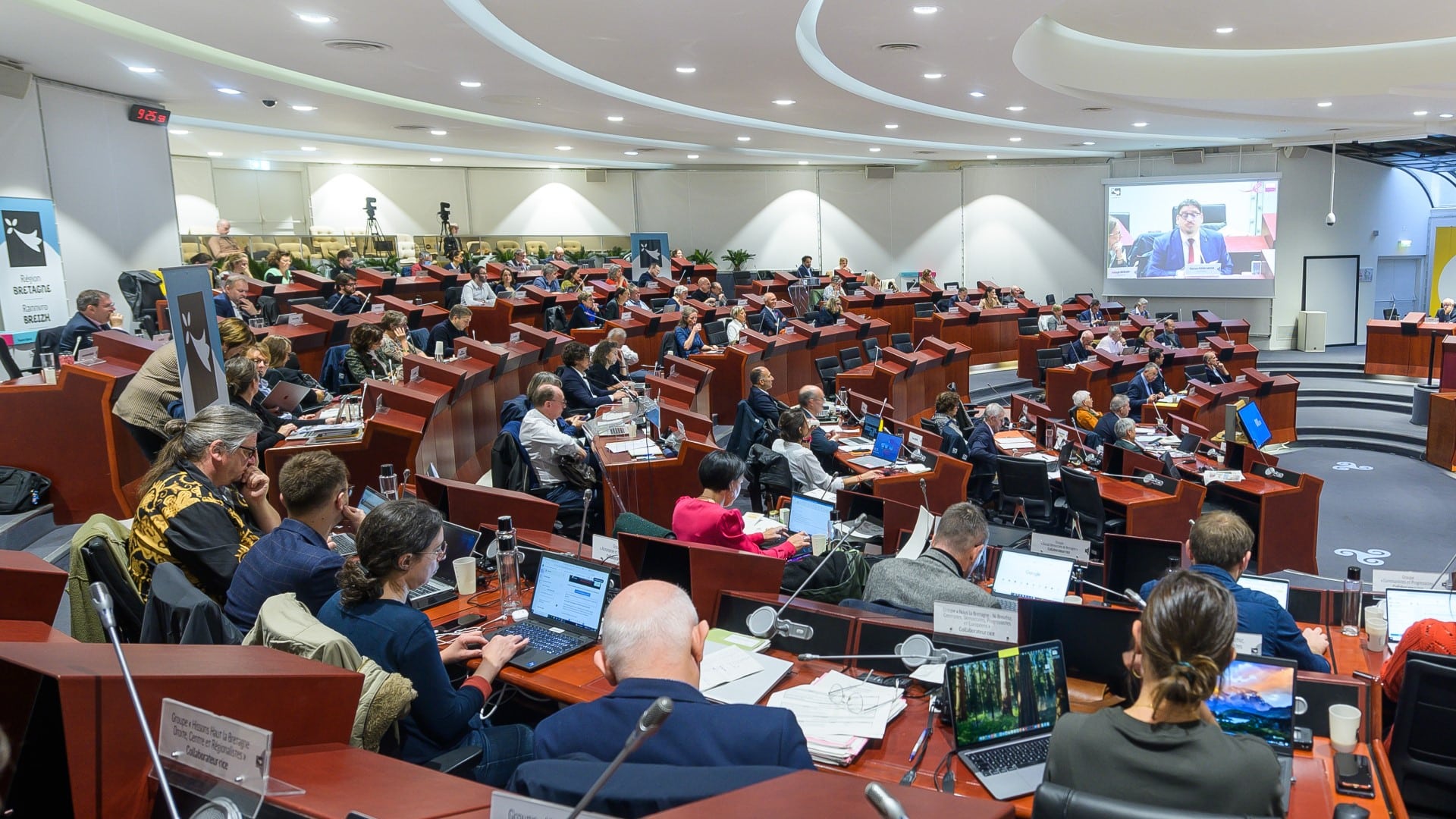 Session du Conseil régional de Bretagne