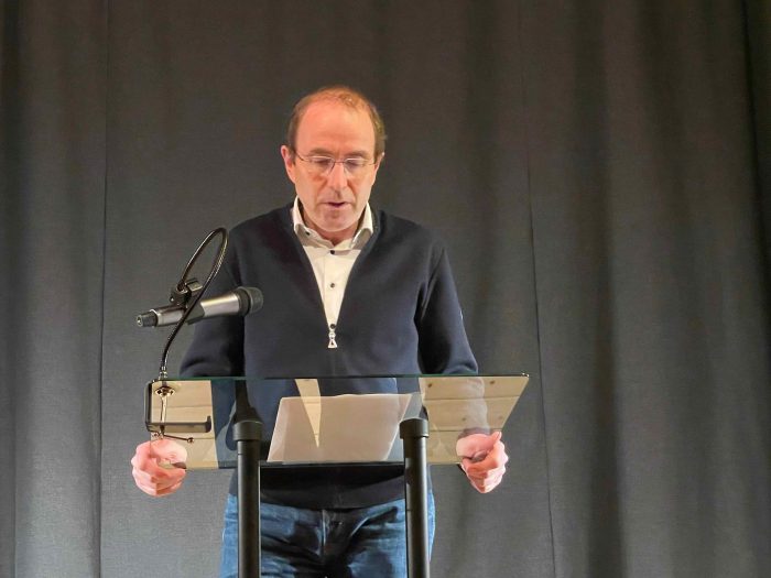 Patrick Lever, président de l'association des Bretons d'Allemagne du Nord au Consulat de France à Hambourg.