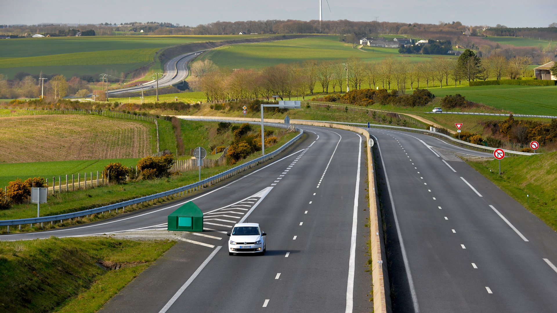 Un réseau routier équilibré · région bretagne