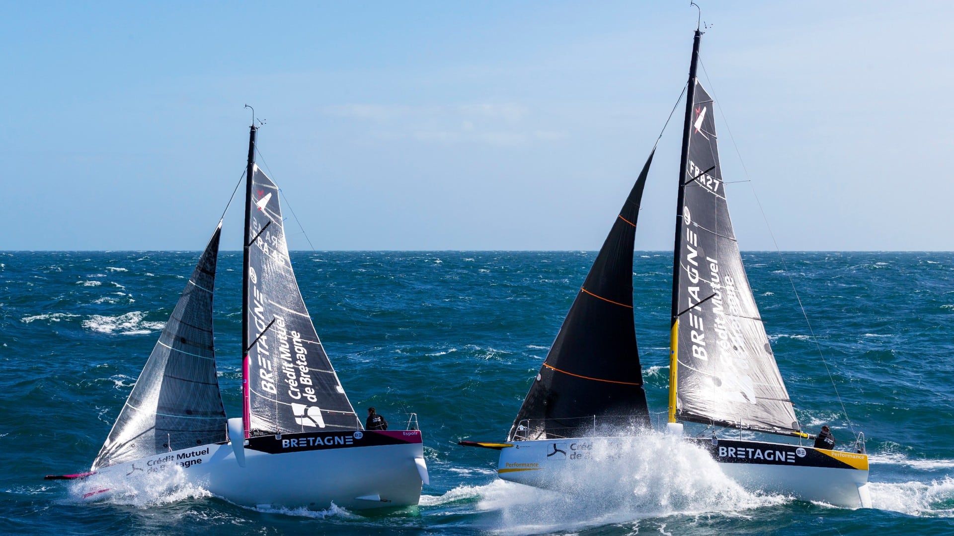 Bateaux des skippers Bretagne - CMB Voile