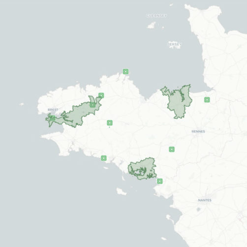 Carte de la Bretagne