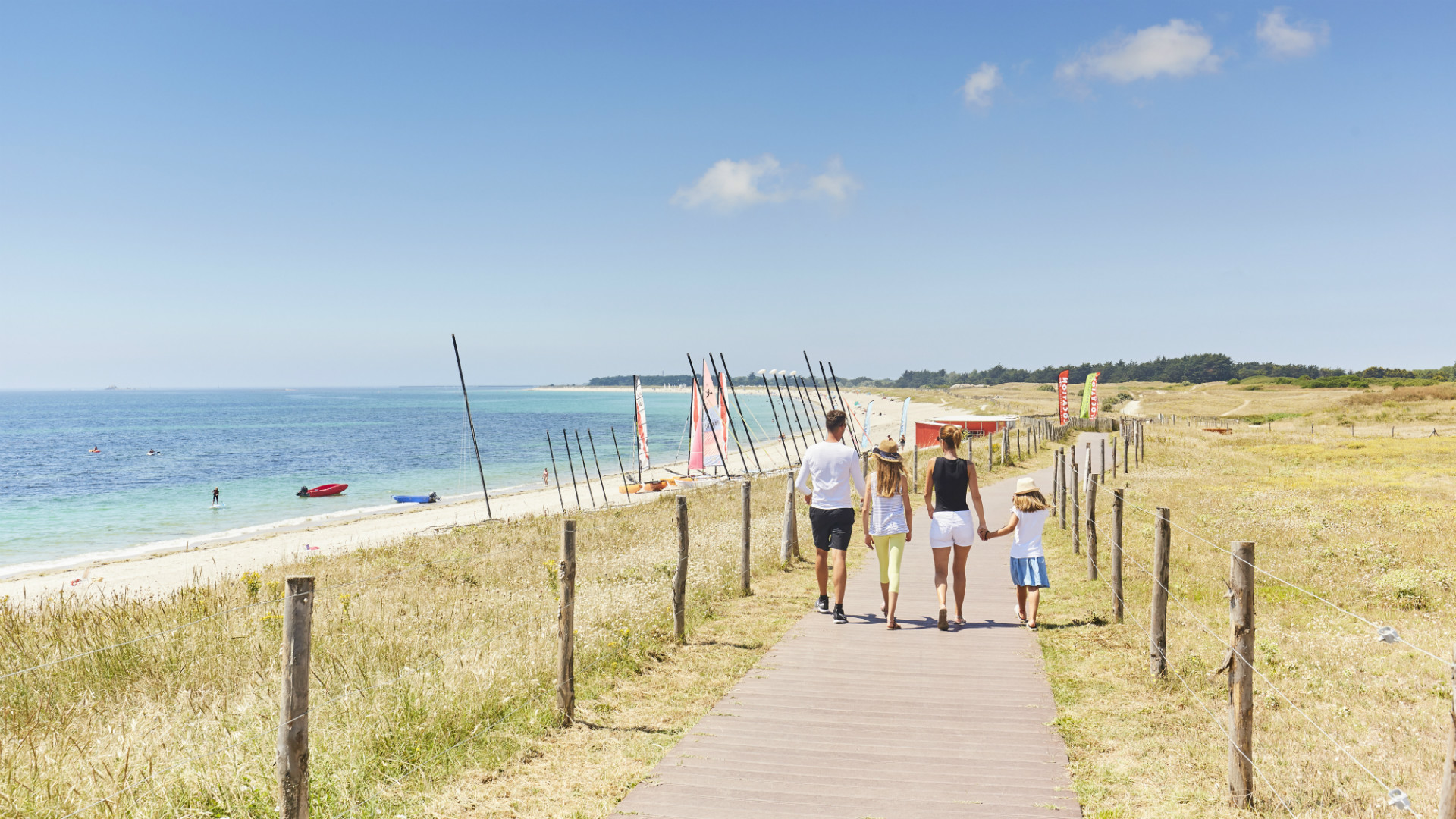 Famille sur la plage