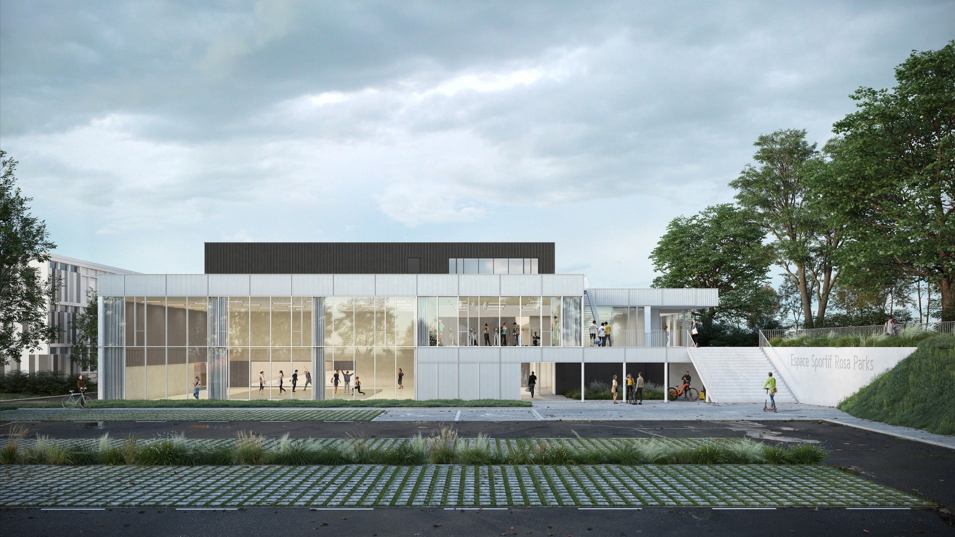 Futur gymnase lycée Rostrenen