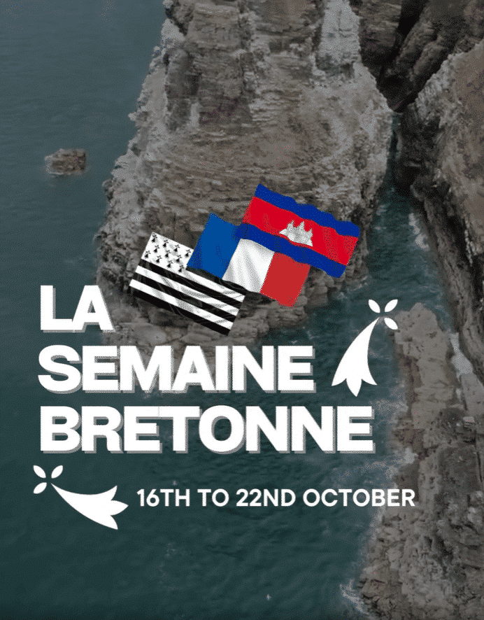 Affiche de la semaine bretonne au Cambodge