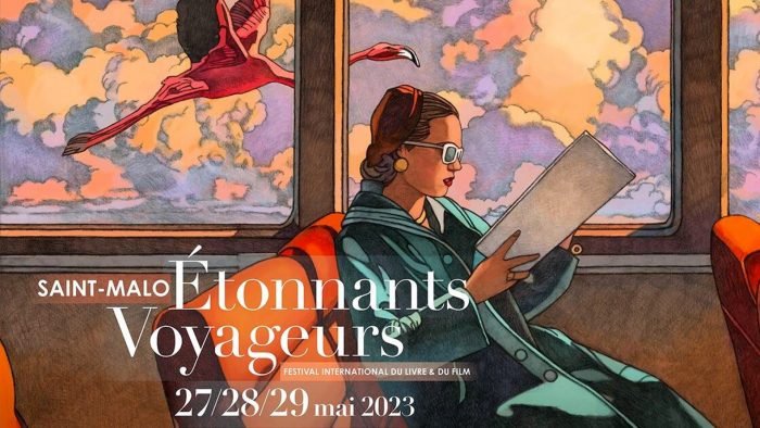 Affiche du festival Etonnants voyageurs 2023