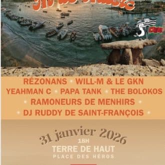 Affiche du nouveau festival mis en place par des Bretons de Guadeloupe.