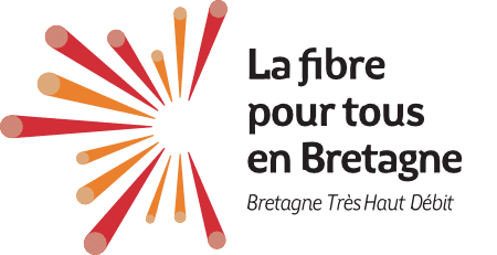 Logotype de La fibre pour tous en Bretagne - Bretagne Très Haut Débit