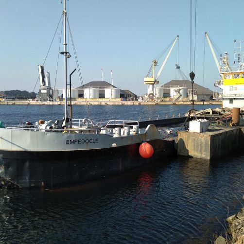 Dragage terminal du Naye