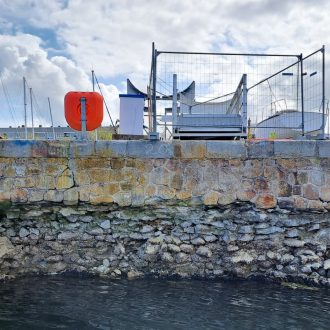 Dépierrement du Quai Terre Neuve