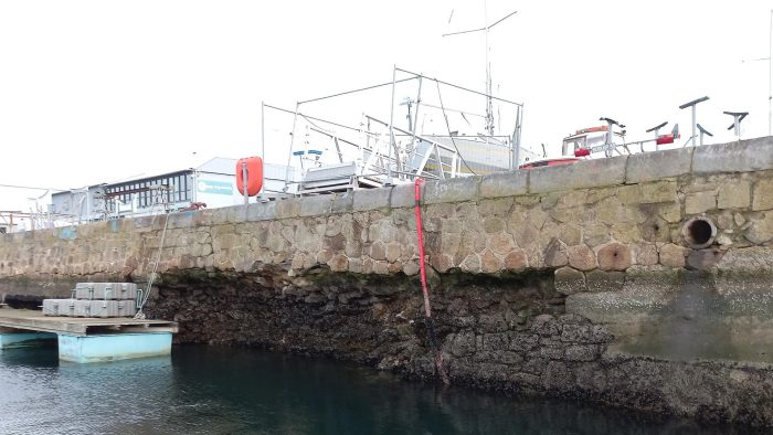 Dépierrement du Quai Terre Neuve