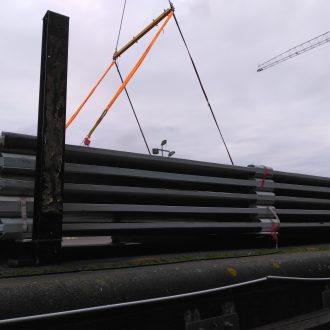 Les voiles se plient en accordéon