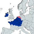 zone couverte par le programme Interreg Europe du Nord Ouest