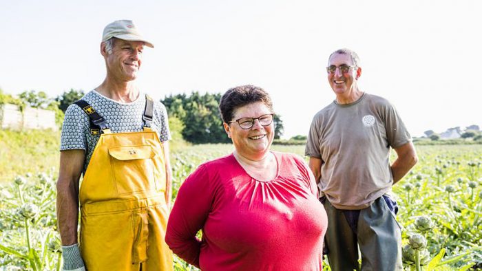 Agriculture - portraits d'exploitants chez Catherine Garel, productrice à Pleubian (22)