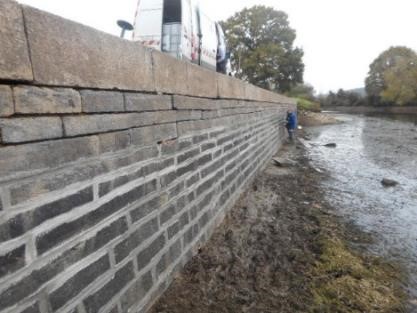 Les travaux ont été réalisés par les équipes de la Région. La photo montre en outre le mouillage disponible.