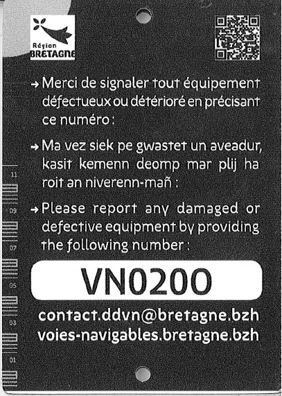 Plaque signalétique d’équipement