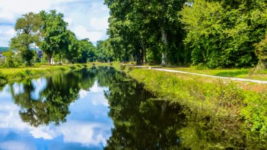 Le canal à Poulhibet, Mûr-de-Bretagne (22)