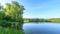 Vue sur la Vilaine sur le site naturel de La Courbe, à Bourg-les-Comptes (35)